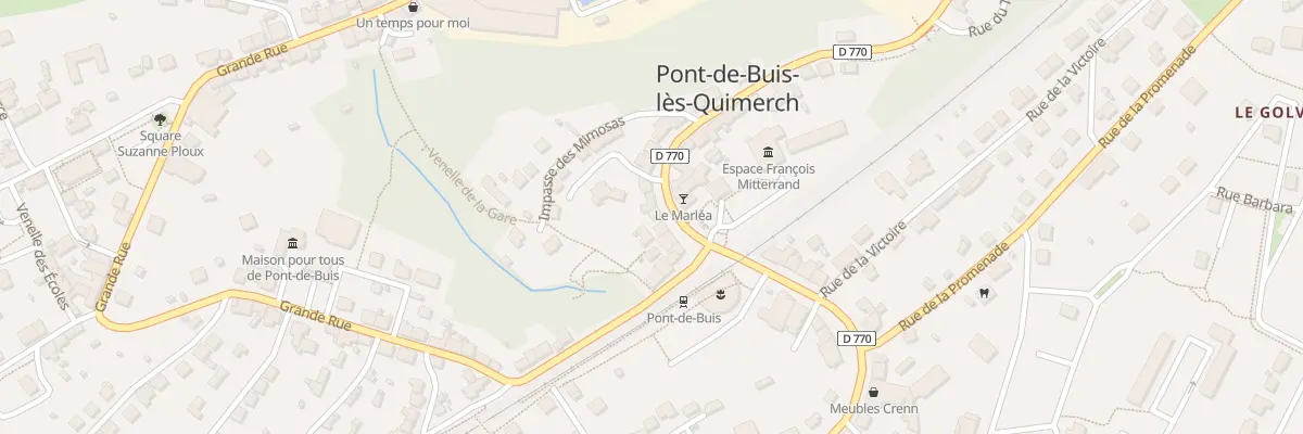 Plan du 7 Rue de Brest à Pont-de-Buis-lès-Quimerch