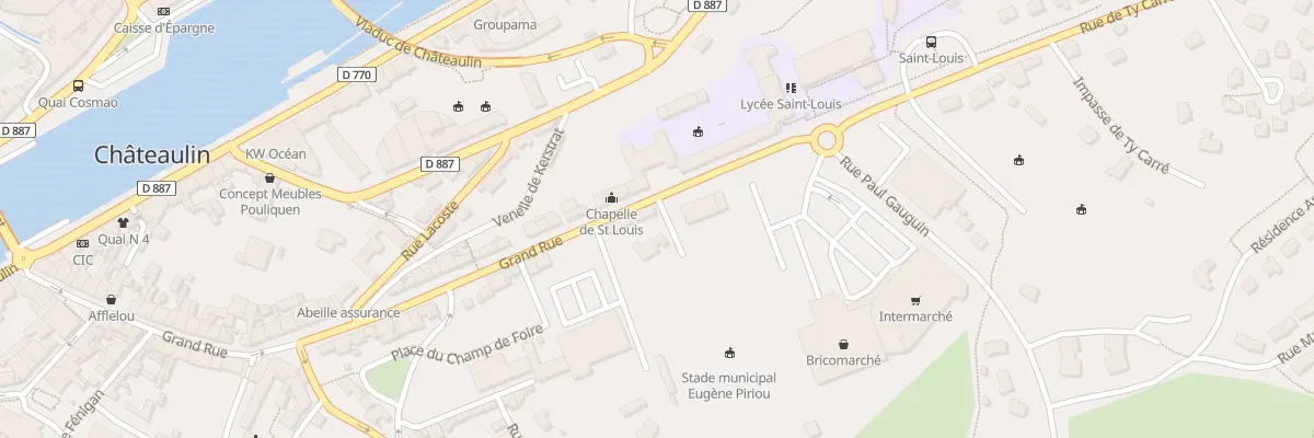 Plan du 56B Grand Rue à Châteaulin