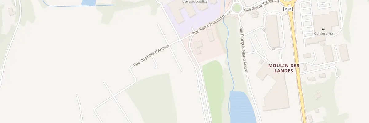 Plan du 7 Imp du Phare des Pierres Noire à Quimper