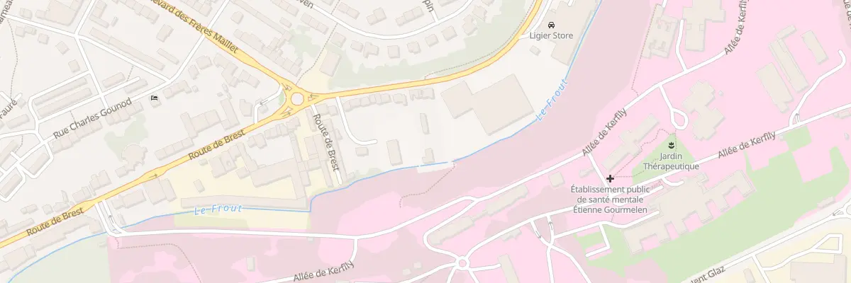 Plan du 62B Rte de Brest à Quimper