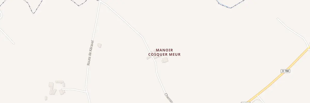 Plan du 5034A Manoir de Cosquer Meur à Trézilidé
