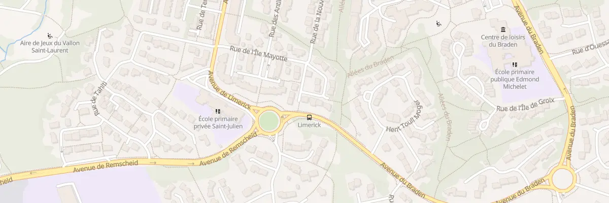 Plan du 36 Rue de l’Ile Mayotte à Quimper