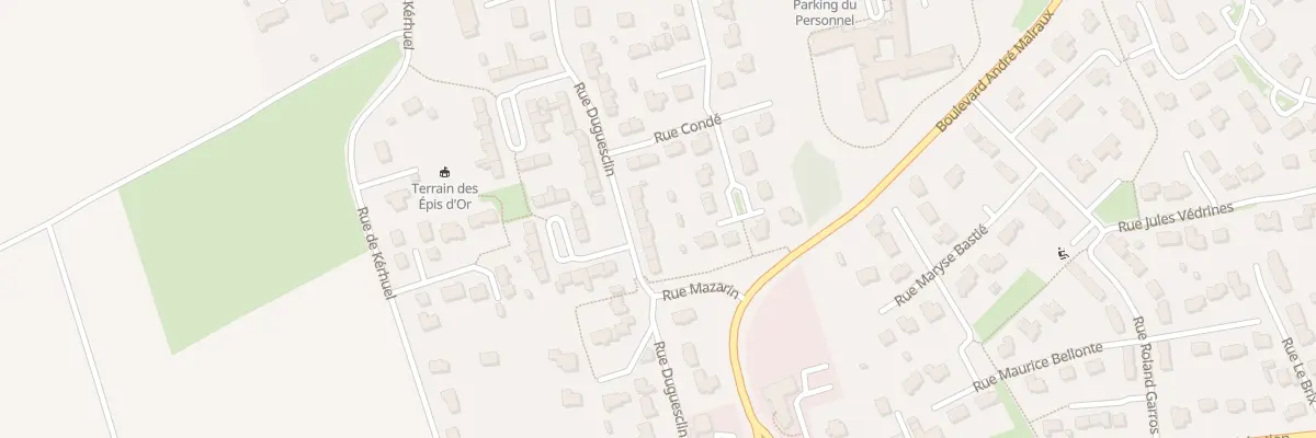 Plan du 20 Rue Duguesclin à Landivisiau