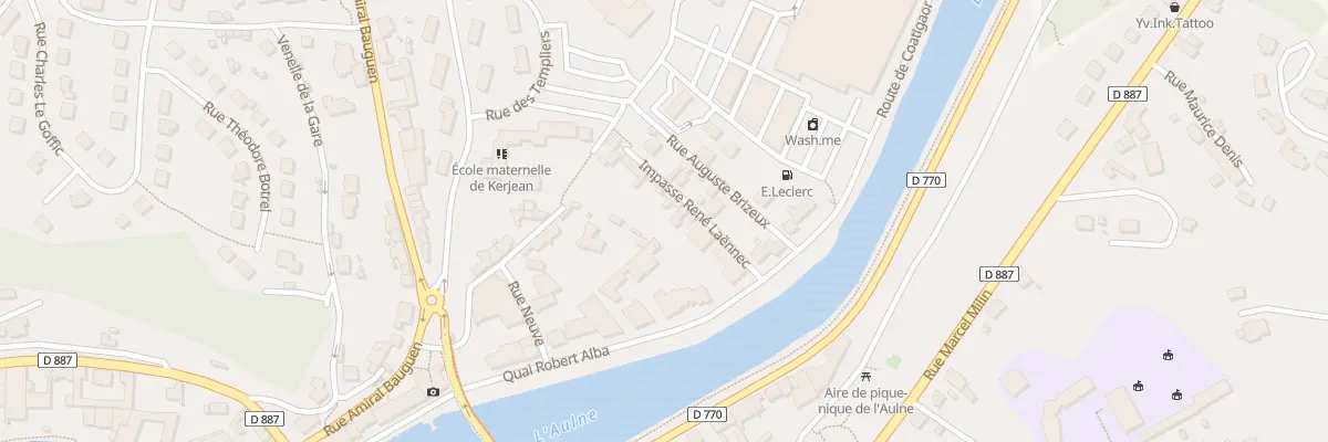 Plan du 3 Imp Rene Laennec à Châteaulin