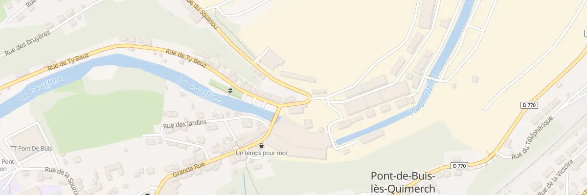 Plan du 6 Rue de Ty Beuz à Pont-de-Buis-lès-Quimerch