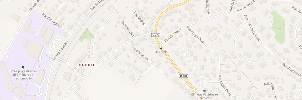 Plan du 44 Rue de Quimper à Pont-de-Buis-lès-Quimerch