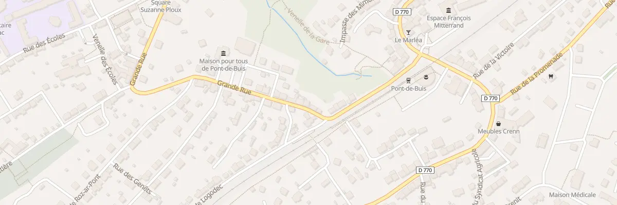 Plan du 57 Grand Rue à Pont-de-Buis-lès-Quimerch