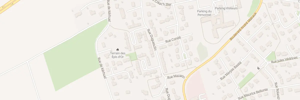 Plan du 15 Rue Duguesclin à Landivisiau