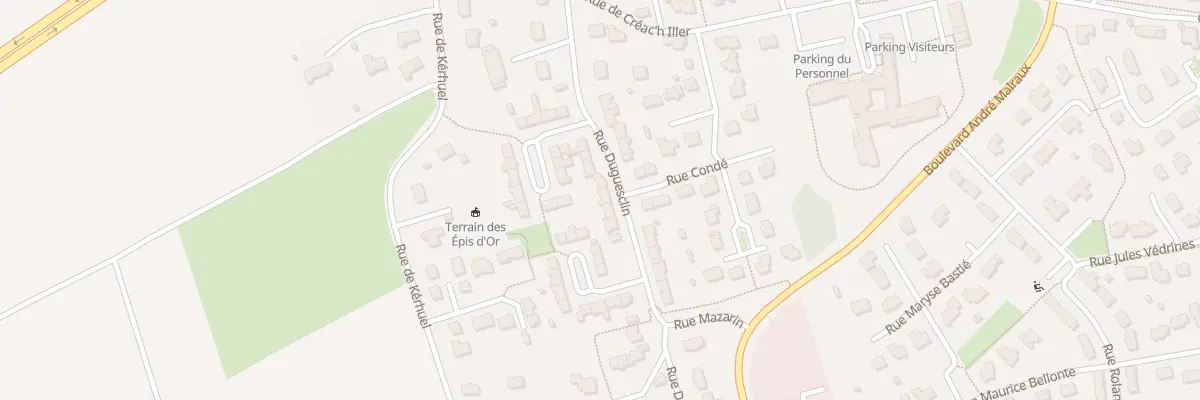 Plan du 17 Rue Duguesclin à Landivisiau
