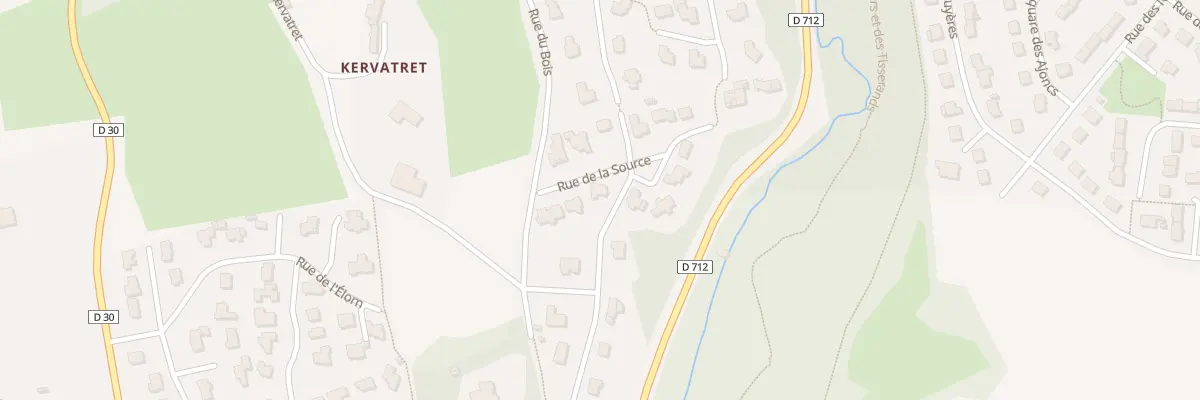 Plan du 18 Rue de la Source à Landivisiau