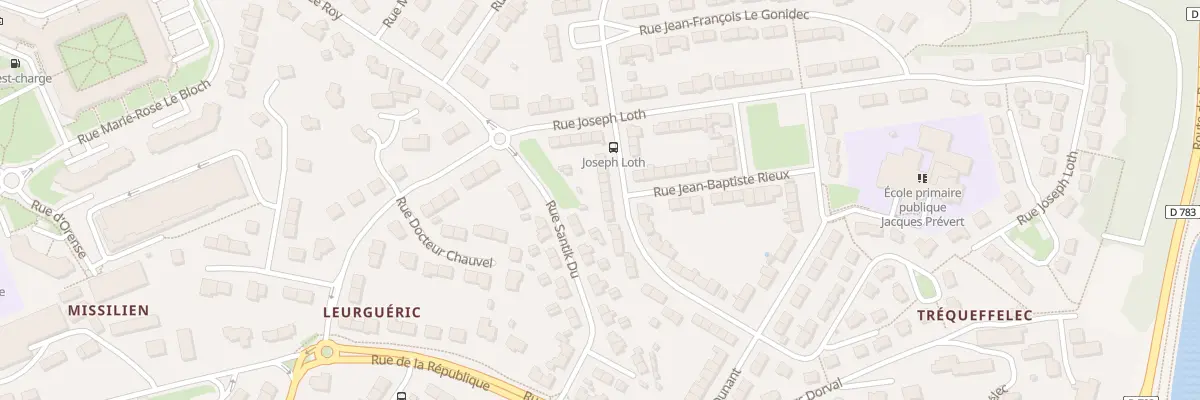 Plan du 31 Rue Chevalier de Kermelec à Quimper