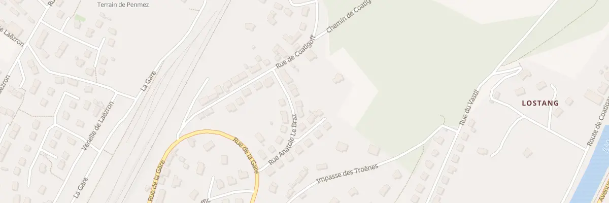 Plan du 20 Rue Anatole Le Braz à Châteaulin