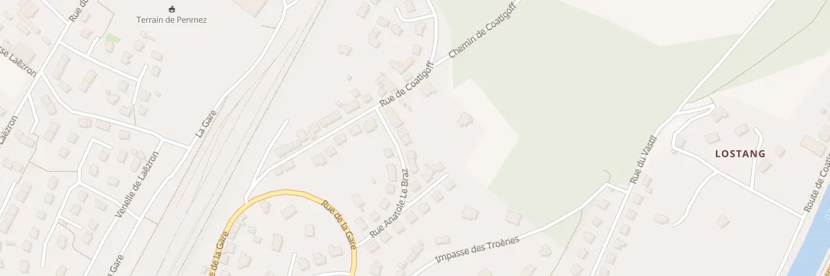 Plan du 22 Rue Anatole Le Braz à Châteaulin