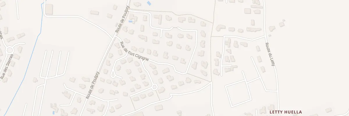 Plan du 17 Rue de Fort Cigogne à Bénodet
