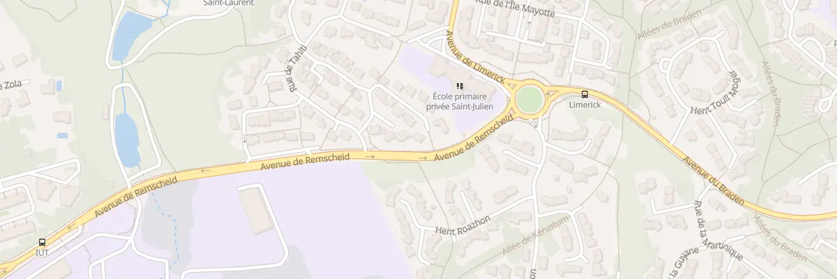 Plan du 35 Rue des Iles Marquises à Quimper