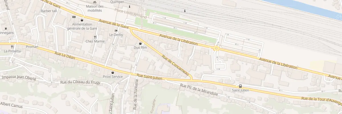 Plan du 21 Rue de Concarneau à Quimper
