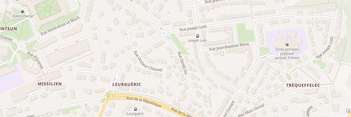 Plan du 21 Rue Santik Du à Quimper