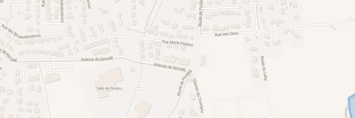 Plan du 44T Rue Marie Pasteur à Bénodet