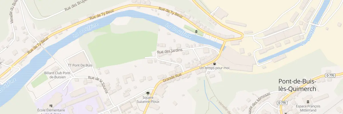 Plan du 5 Rue des Jardins à Pont-de-Buis-lès-Quimerch