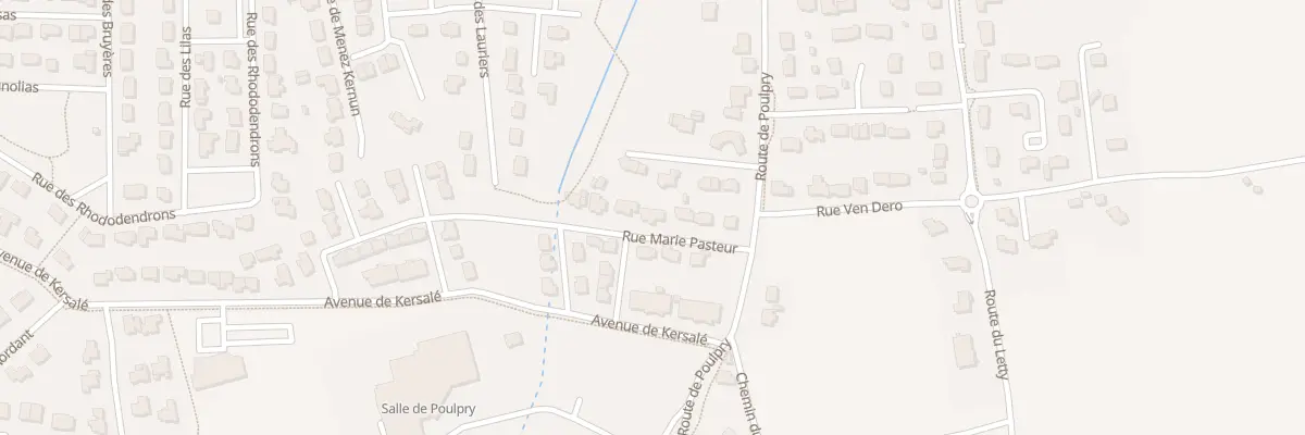 Plan du 27 Rue Marie Pasteur à Bénodet