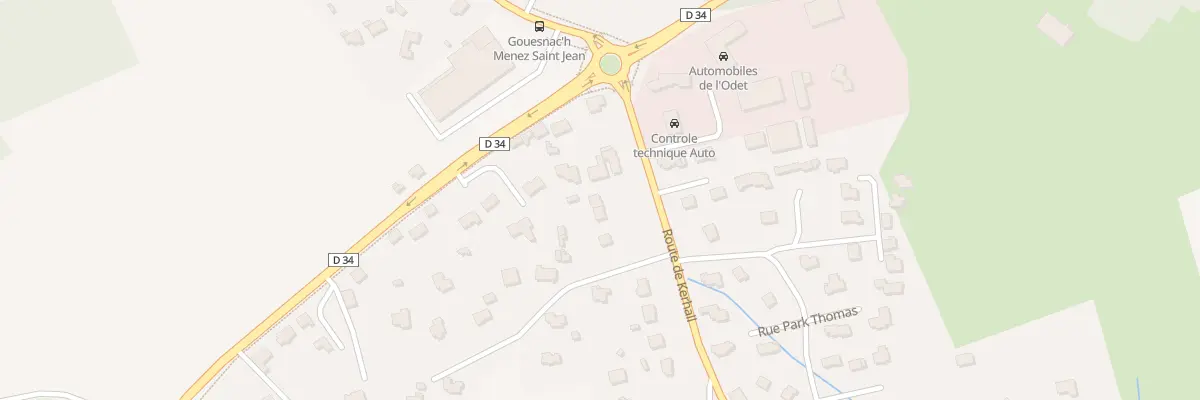 Plan du 10 Rte de Kerhall à Clohars-Fouesnant