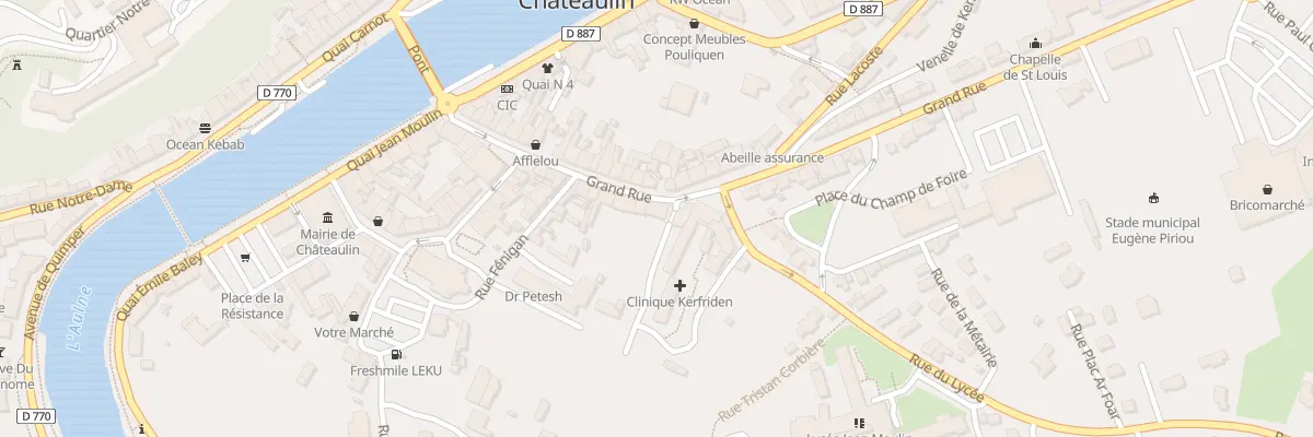 Plan du 22 Grand Rue à Châteaulin
