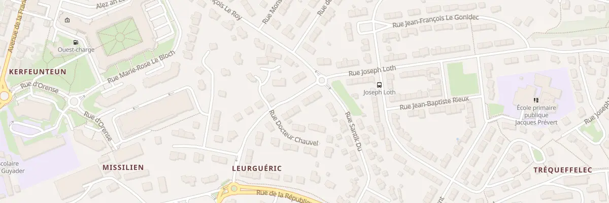 Plan du 19 Rue de Leurgueric à Quimper