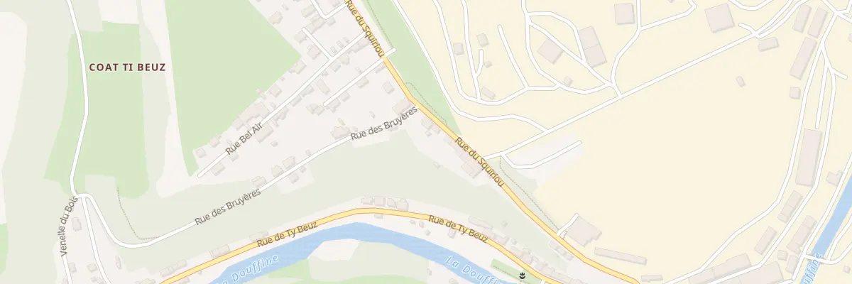 Plan du 25 Rue du Squiriou à Pont-de-Buis-lès-Quimerch