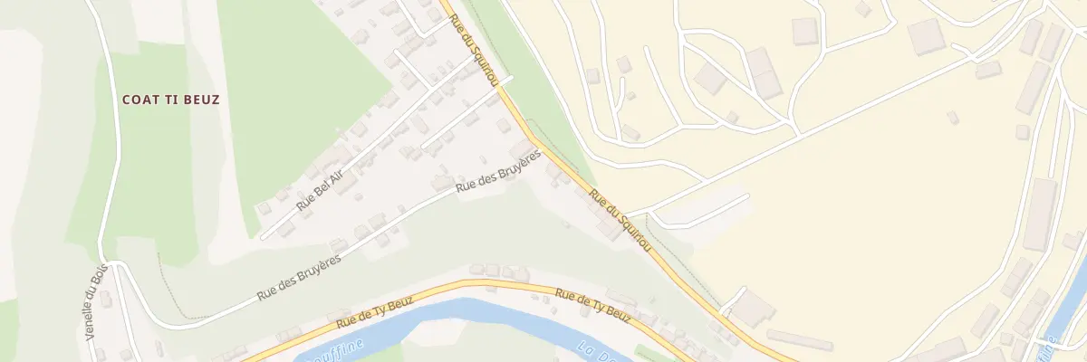Plan du 27 Rue du Squiriou à Pont-de-Buis-lès-Quimerch