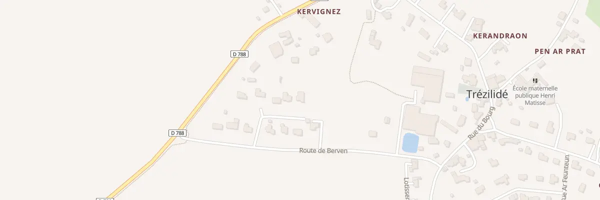 Plan du 7020A Lot du Budou à Trézilidé