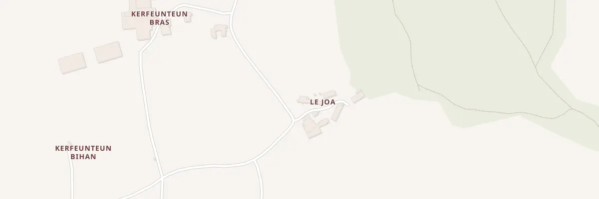 Plan du 1 Le Joa à Loc-Eguiner