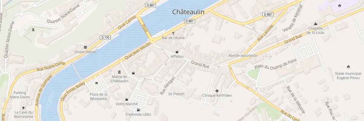 Plan du 6 Grand Rue à Châteaulin