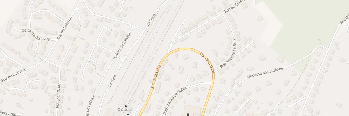 Plan du 21 Rue de la Gare à Châteaulin
