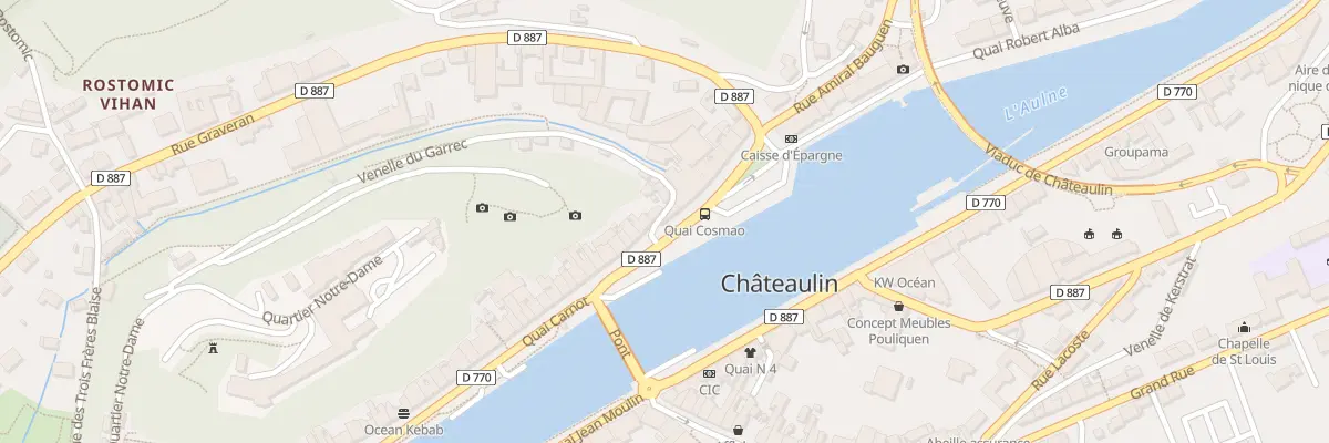 Plan du 17 Quai Cosmao à Châteaulin