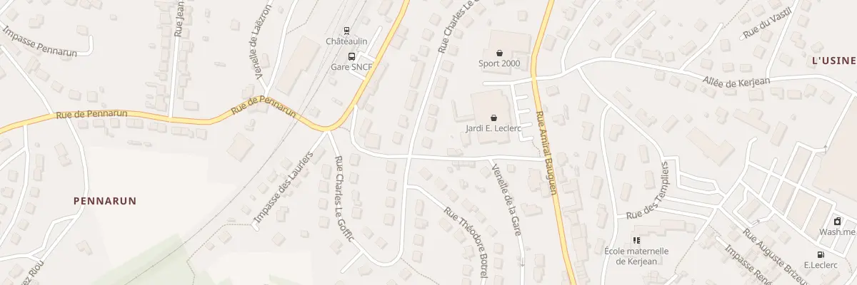 Plan du 25 Rue Charles Le Goffic à Châteaulin