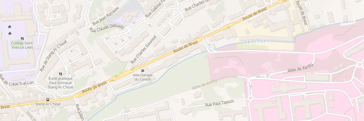 Plan du 6 Rte de Brest à Quimper