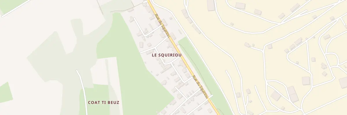 Plan du 43 Rue du Squiriou à Pont-de-Buis-lès-Quimerch