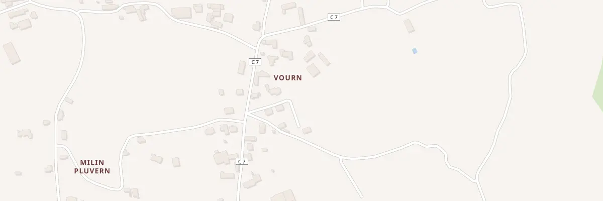 Plan du 672 Ar Vourn à Cléder