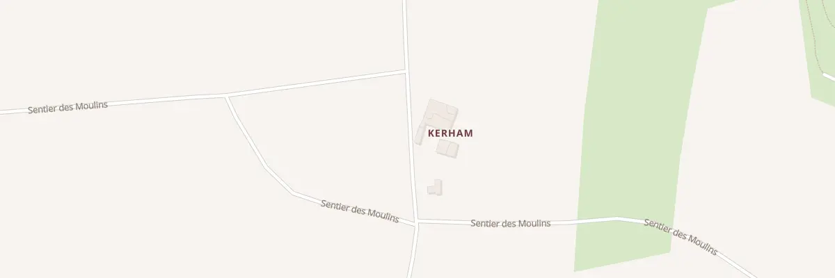 Plan du 84 Rte de Kerham à Plouzévédé