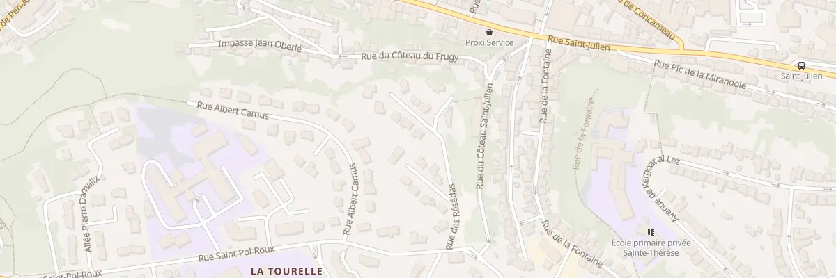Plan du 32 Rue des Resedas à Quimper