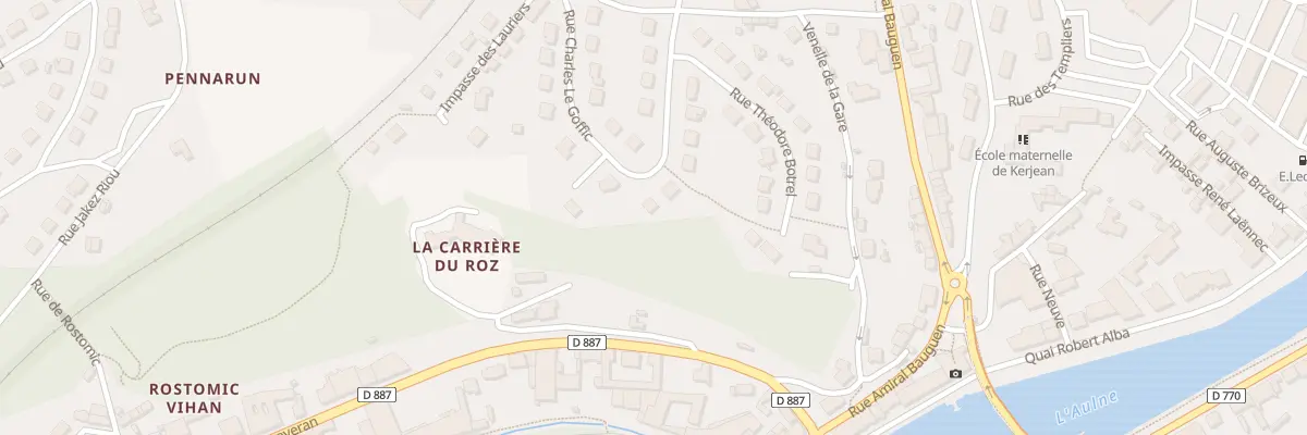 Plan du 37 Rue Charles Le Goffic à Châteaulin