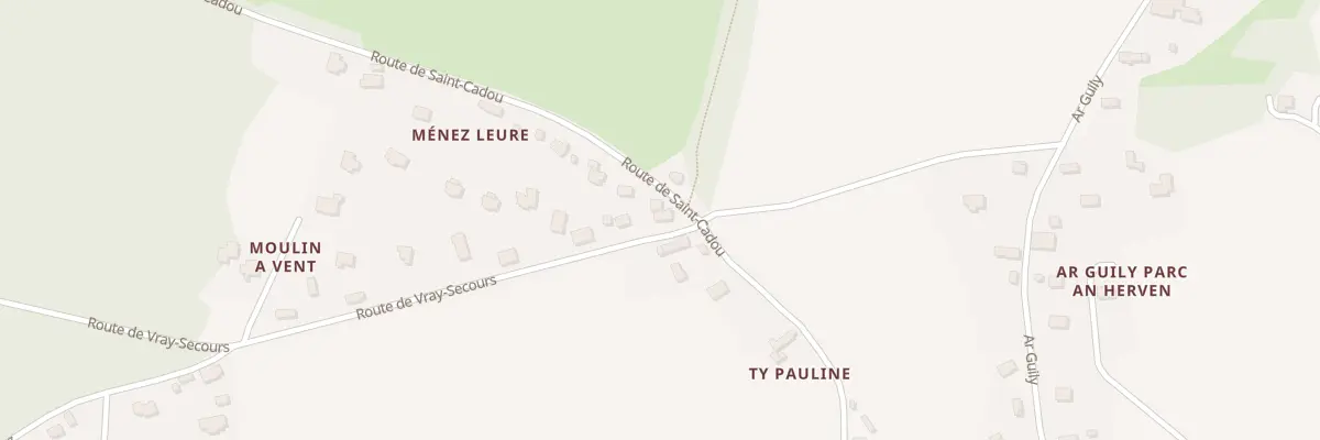 Plan du 11 Hent Saint Cadou à Gouesnach