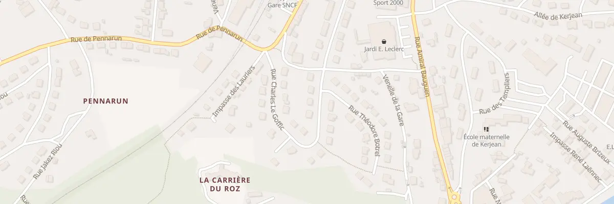 Plan du 44 Rue Charles Le Goffic à Châteaulin