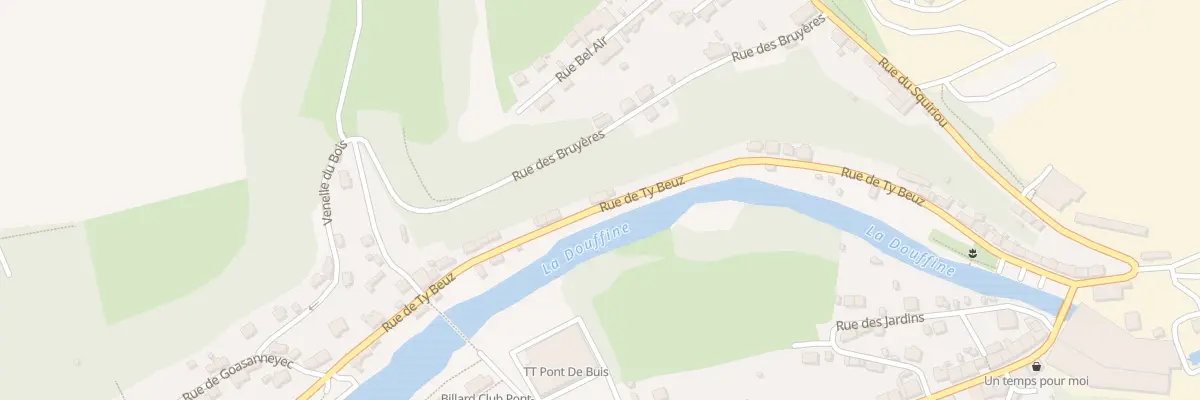 Plan du 40 Rue de Ty Beuz à Pont-de-Buis-lès-Quimerch