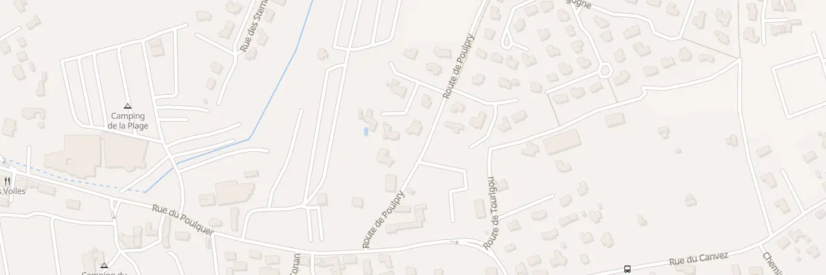 Plan du 3 Rue de Belle Ile à Bénodet