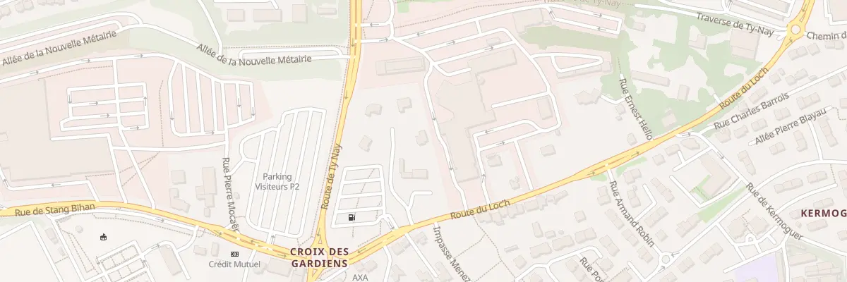 Plan du 6B Rue Rene Guy Cadou à Quimper