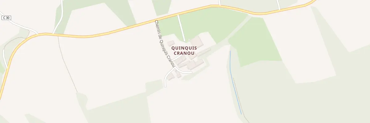 Plan de Quinquis Cranou à Pont-de-Buis-lès-Quimerch