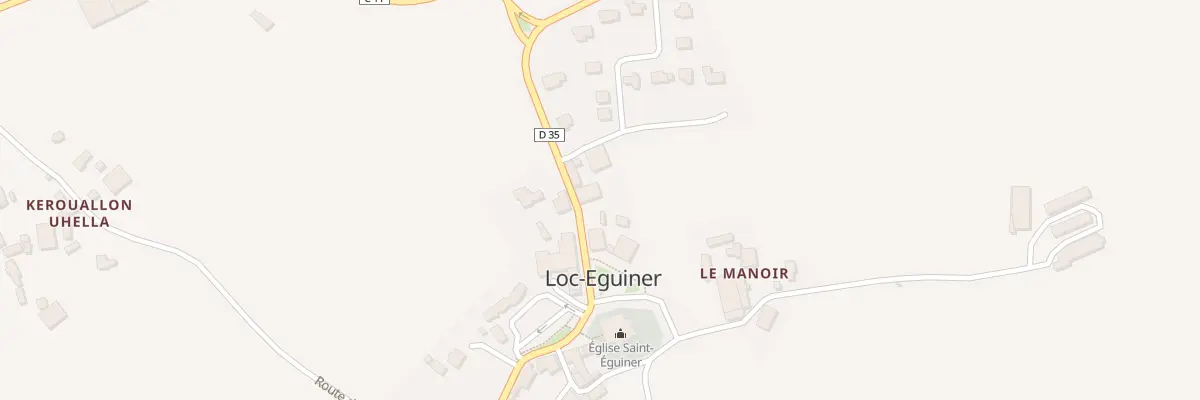 Plan du 3 Rue de L’Élorn à Loc-Eguiner