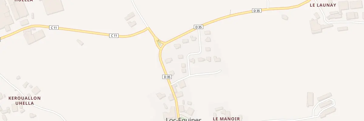 Plan du 7 Park an Heol à Loc-Eguiner