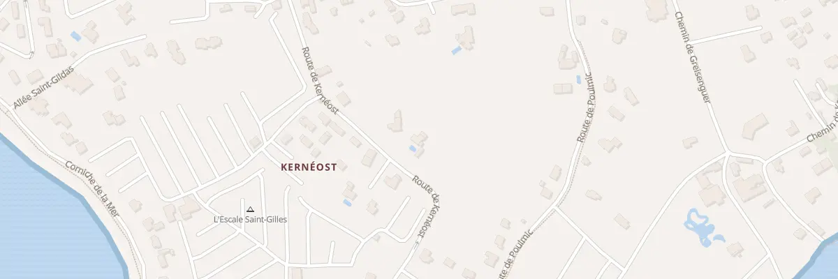 Plan du 19 Che de Kernéost à Bénodet
